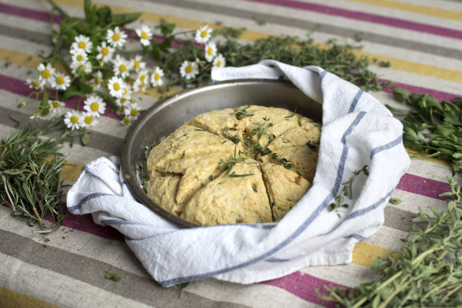 These Fresh Herb Scones Make It Easy to Get Your Greens Garden