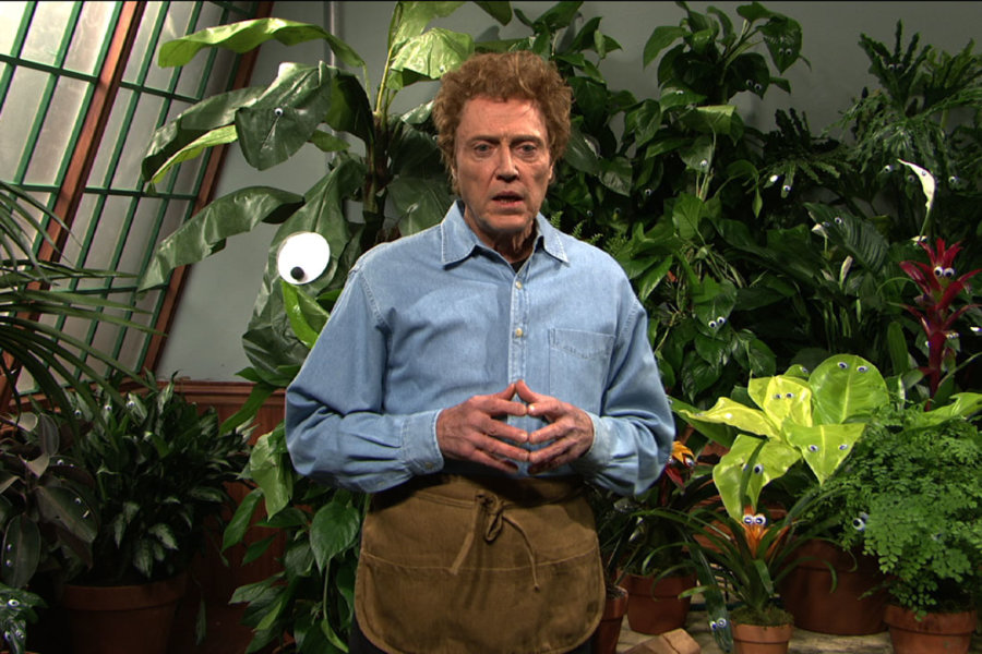 Christopher Walken Plays a Gardener Who is Afraid of Plants in Old SNL
